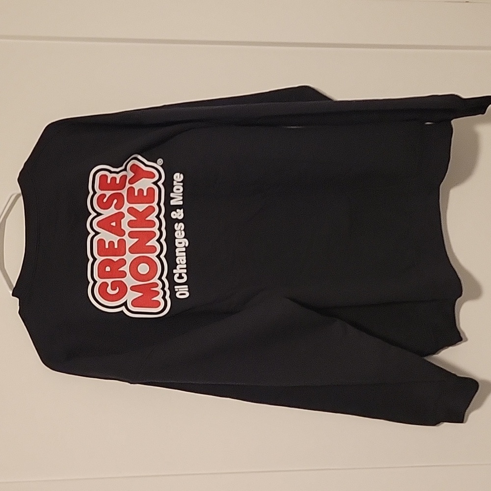 Grease monkey crew neck sweatshirt